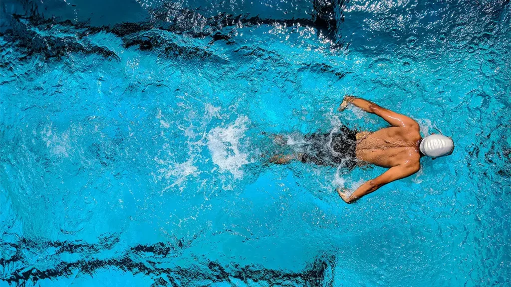 swimming lesson stroke correction